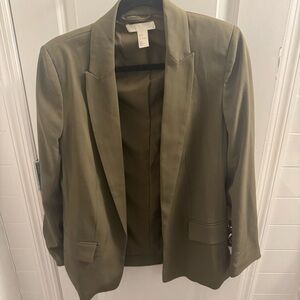 H&M Olive Green Women's Blazer